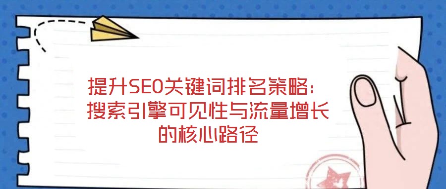 提升SEO關鍵詞排名策略:搜索引擎可見性與流量增長的核心路徑